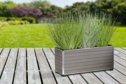 Gartenfreude Pflanzgefäß WPC Pflanzkübel -Zipper Geschäft 8600335500 4450 1006 002 prod 003