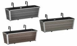 Gartenfreude Balkonkasten WPC Pflanzkasten -Zipper Geschäft 8600335500 4450 1007 002 prod 003