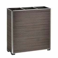 Gartenfreude Raumteiler WPC Pflanzkübel