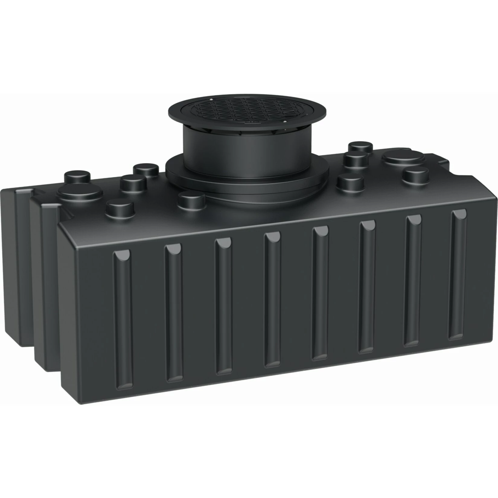 GreenLife Regenwasser-Flachtank 2.000 L Mit Ausgleichsdom Und Begehbarer Abdeckung 1 GreenLife Regenwasser-Flachtank 2.000 L Mit Ausgleichsdom Und Begehbarer Abdeckung