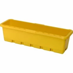 GreenLife Blumenkasten / Kräuterbox 10 Stück, Gelb, Komplett