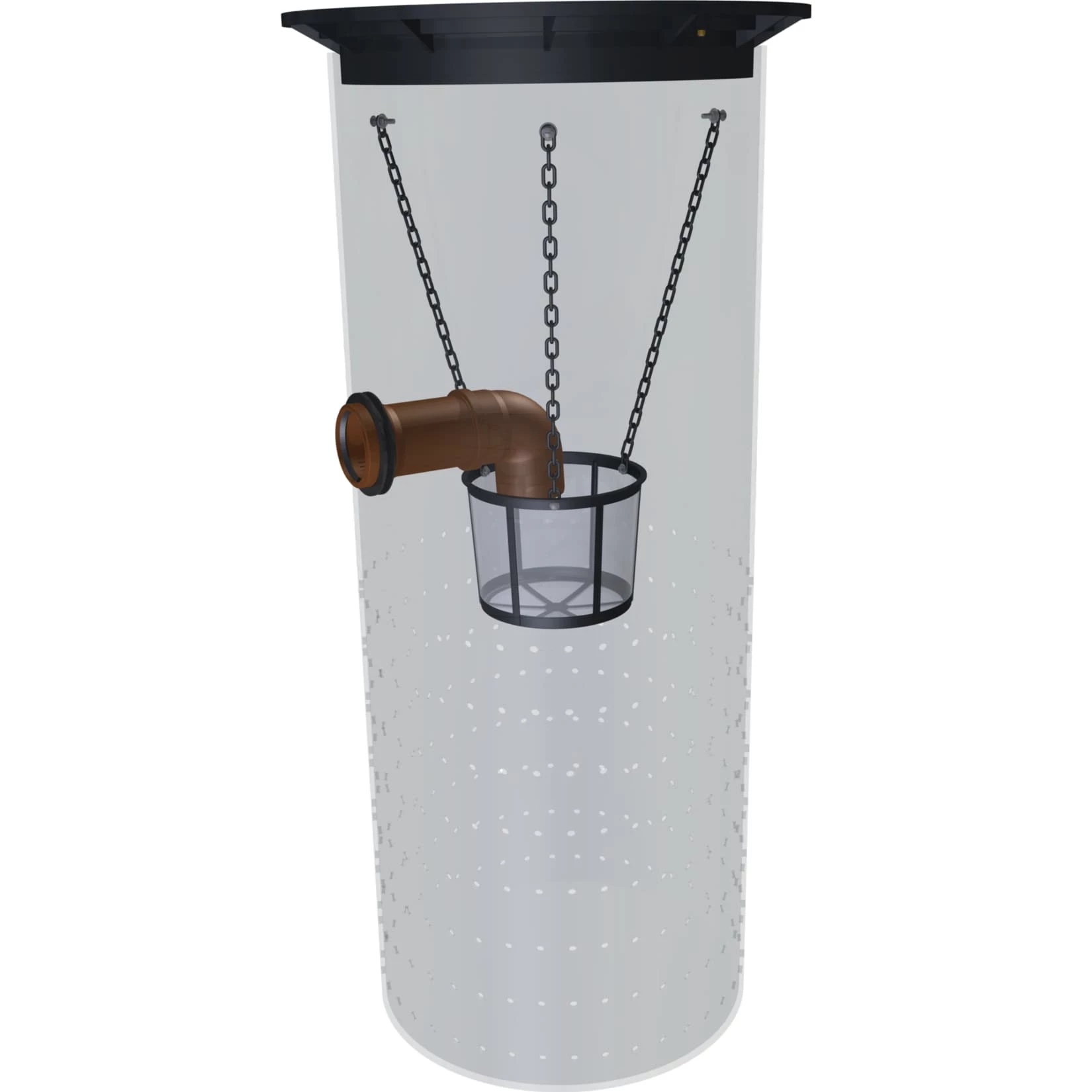 GreenLife Sickerschacht 500 L Gartenentwässerung Regenwassertank Mit Sieb 1 GreenLife Sickerschacht 500 L Gartenentwässerung Regenwassertank Mit Sieb