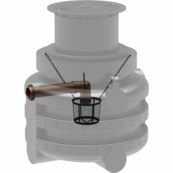 GreenLife Sickerschacht 1.000 L Gartenentwässerung Mit Sieb Ablauf