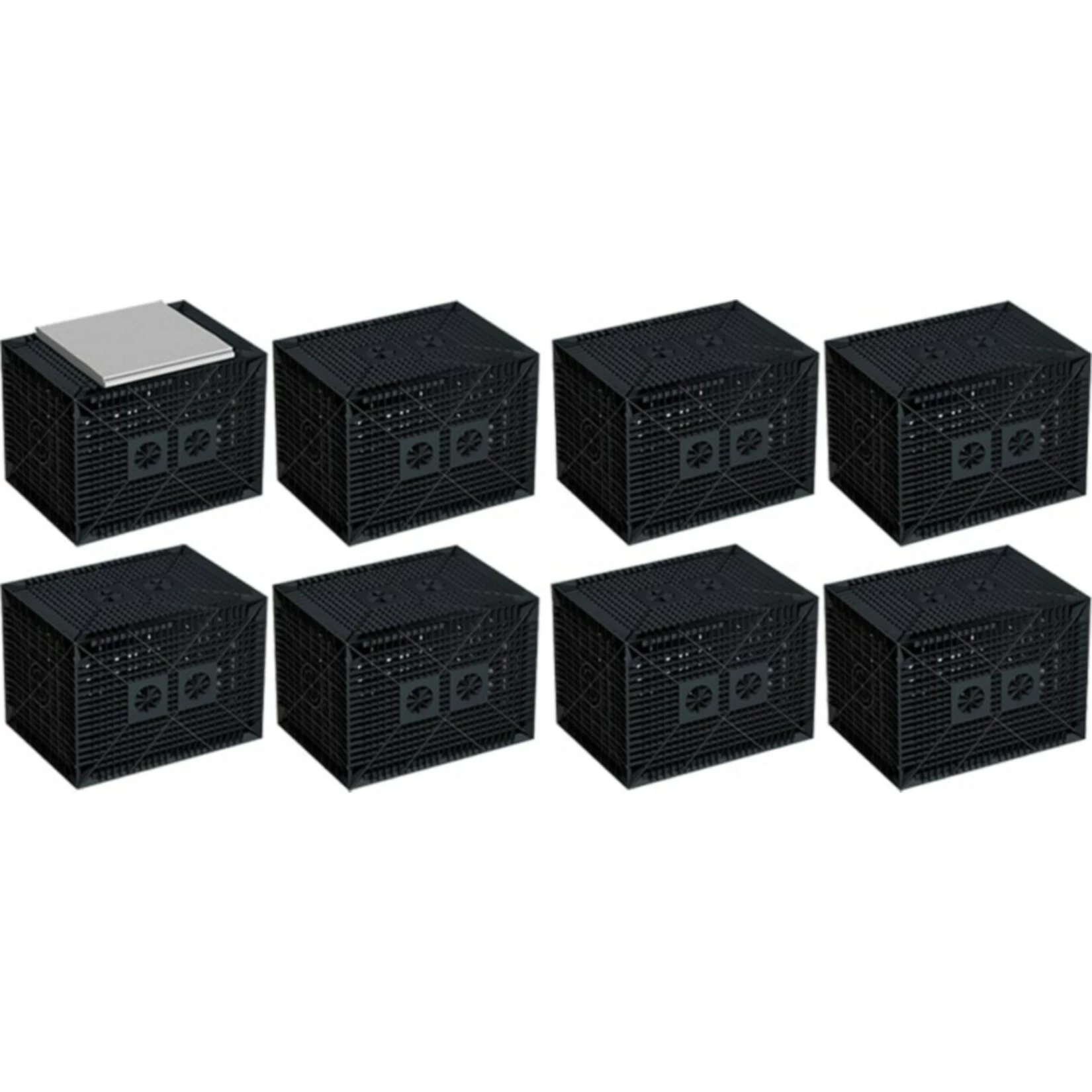 GreenLife Erweiterungsset Versickerung 2.240 L Entwässerung Sickerwürfel 1 GreenLife Erweiterungsset Versickerung 2.240 L Entwässerung Sickerwürfel