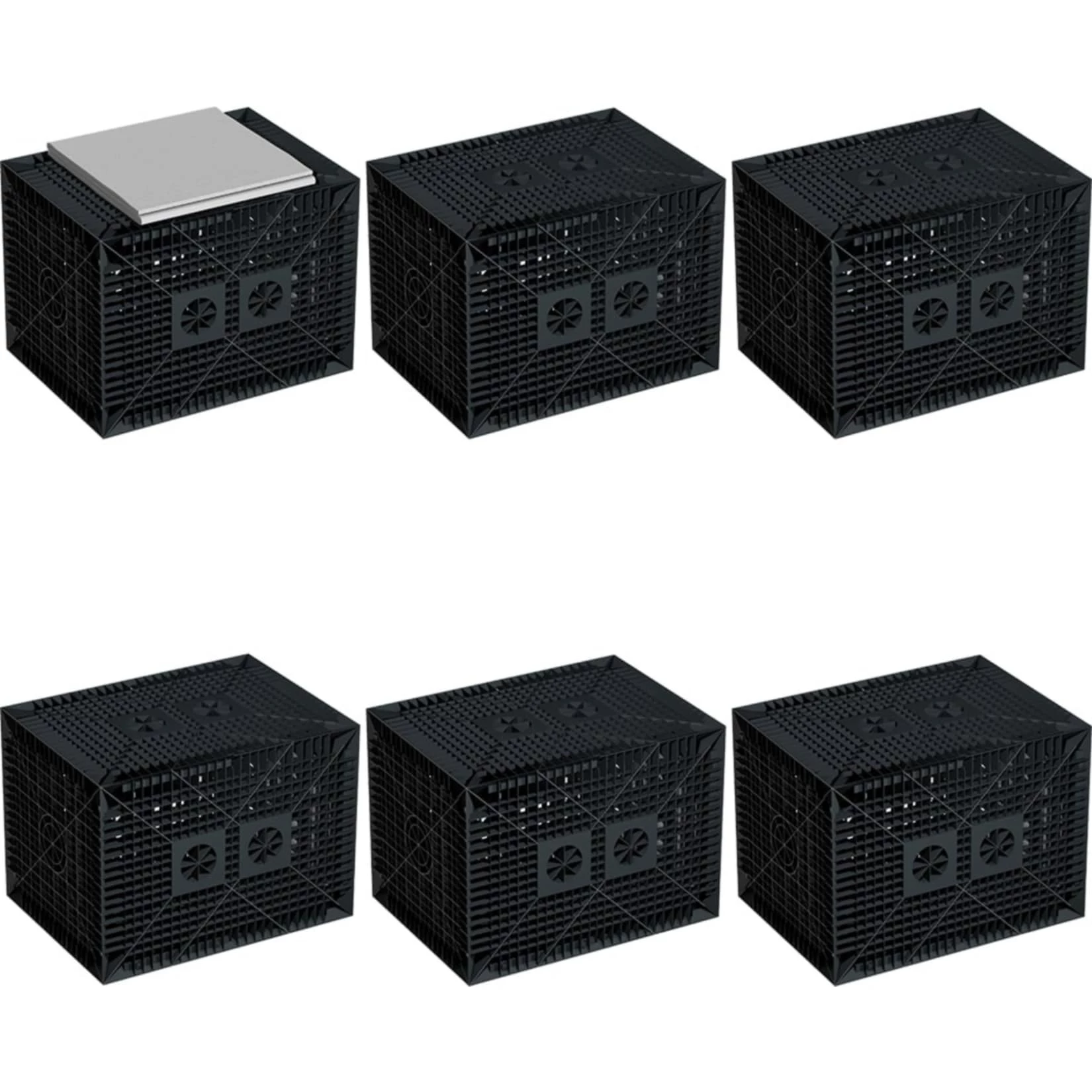 GreenLife Erweiterungsset Versickerung 1.680 L Sickerquader Gartenentwässerung 1 GreenLife Erweiterungsset Versickerung 1.680 L Sickerquader Gartenentwässerung