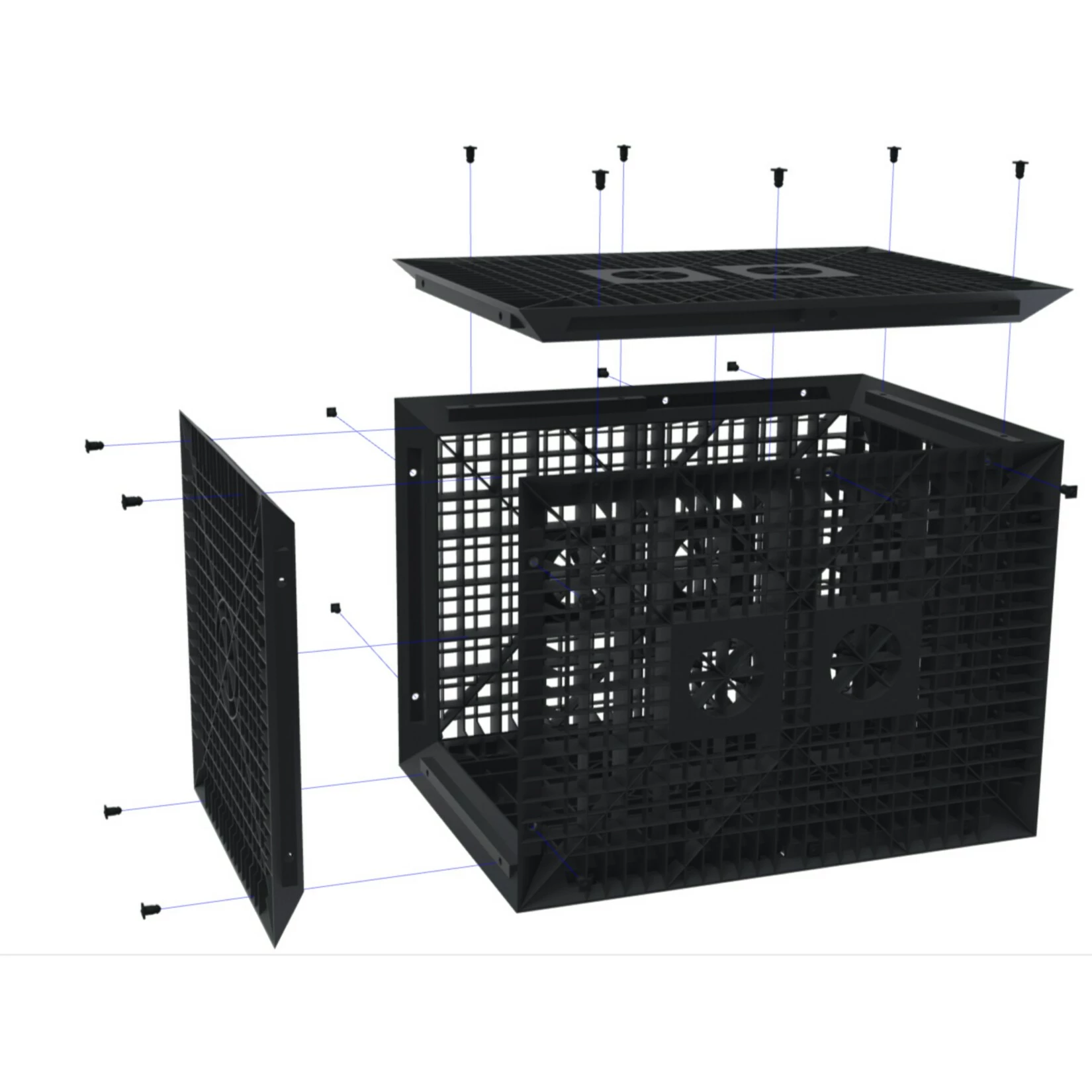 GreenLife Erweiterungsset Versickerung 1.680 L Sickerquader Gartenentwässerung 4 GreenLife Erweiterungsset Versickerung 1.680 L Sickerquader Gartenentwässerung – Bild 4