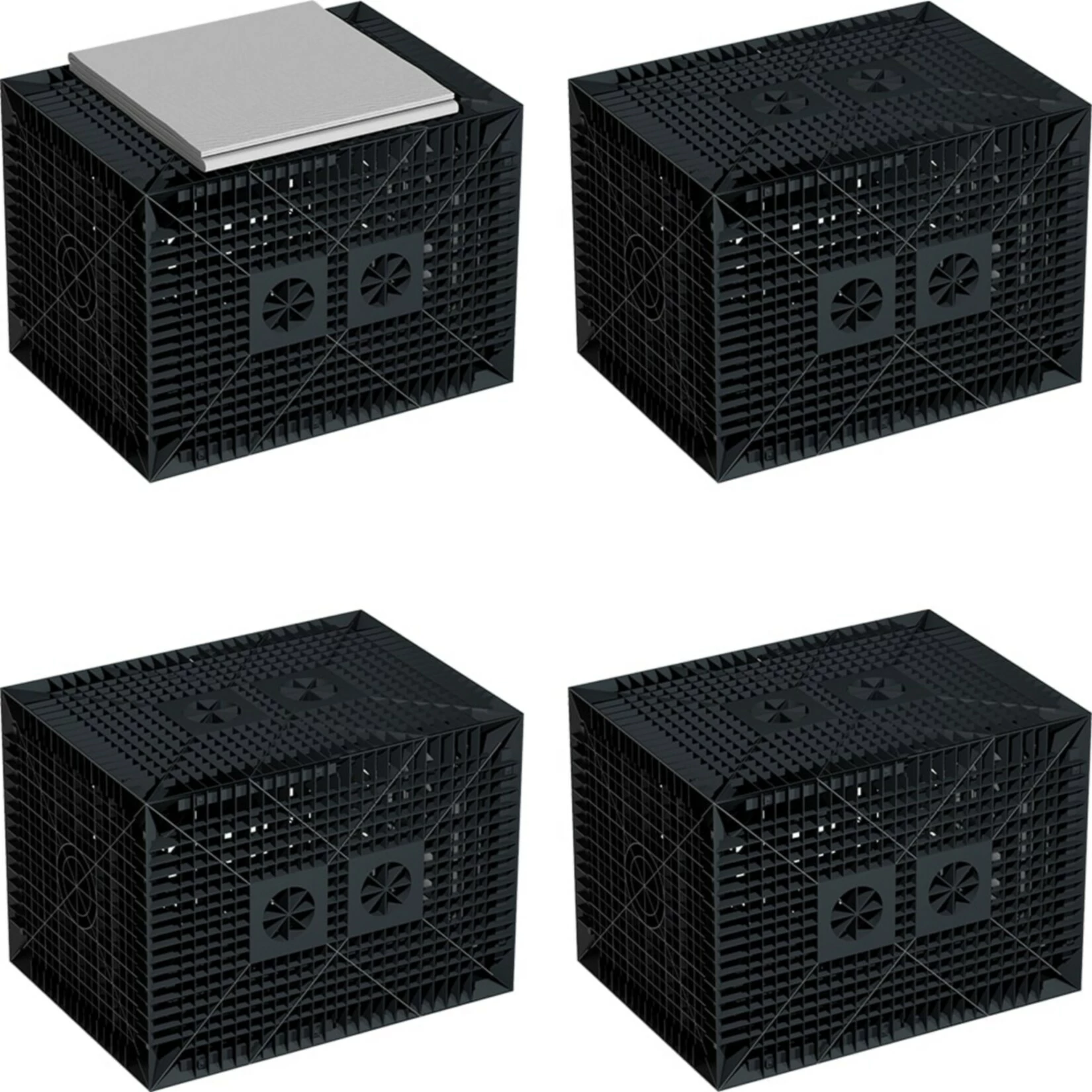 GreenLife Erweiterungsset Versickerung 1.120 L Sickerquader Gartenentwässerung 1 GreenLife Erweiterungsset Versickerung 1.120 L Sickerquader Gartenentwässerung