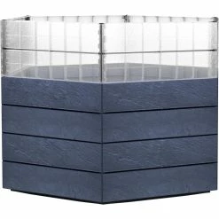 GARANTIA Ergo Hochbeet Turbo 75 Kräuterbeet Pflanzbeet Blumenbeet 6-eckige Form