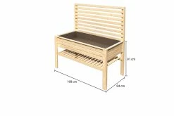 Karibu Hochbeet Mit Sichtschutz Naturbelassen 9 Karibu Hochbeet Mit Sichtschutz Naturbelassen -Zipper Geschäft 8600335800 55741 prod 004