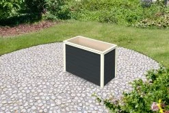 Karibu Hochbeet 1 Anthrazit