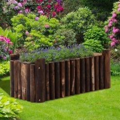 Outsunny Blumenkasten Natur 78 X 35 X 30 Cm (LxBxH) | Pflanzbeet Kräuterbeet Pflanzkasten Hochbeet -Zipper Geschäft 8600336600 845 100 prod 004