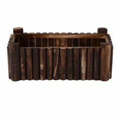 Outsunny Blumenkasten Natur 78 X 35 X 30 Cm (LxBxH) | Pflanzbeet Kräuterbeet Pflanzkasten Hochbeet -Zipper Geschäft 8600336600 845 100 prod 006