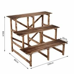 Outsunny Pflanzentreppe Mit 3 Stufen Natur 100 X 80 X 80 Cm (LxBxH) | Blumenregal Blumenbank Blumentreppe Blumenständer 10 Outsunny Pflanzentreppe Mit 3 Stufen Natur 100 X 80 X 80 Cm (LxBxH) | Blumenregal Blumenbank Blumentreppe Blumenständer -Zipper Geschäft 8600336600 845 115n prod 005