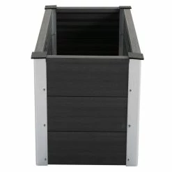 Outsunny Blumenkübel Grau 100 X 50 X 50 Cm (LxBxH) | Pflanzkasten Wetterfester Blumenkasten Garten -Zipper Geschäft 8600336600 845 227V01 prod 006