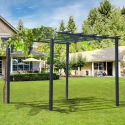Outsunny Rosenpavillon Schwarz 300 X 300 X 230 Cm (LxBxH) | Pflanzbogen Rosenbogen Rankhilfe Pflanzgitter 8 Outsunny Rosenpavillon Schwarz 300 X 300 X 230 Cm (LxBxH) | Pflanzbogen Rosenbogen Rankhilfe Pflanzgitter -Zipper Geschäft 8600336600 845 231 prod 003