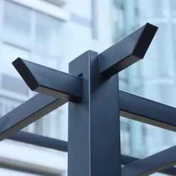 Outsunny Rosenpavillon Schwarz 300 X 300 X 230 Cm (LxBxH) | Pflanzbogen Rosenbogen Rankhilfe Pflanzgitter 11 Outsunny Rosenpavillon Schwarz 300 X 300 X 230 Cm (LxBxH) | Pflanzbogen Rosenbogen Rankhilfe Pflanzgitter -Zipper Geschäft 8600336600 845 231 prod 006