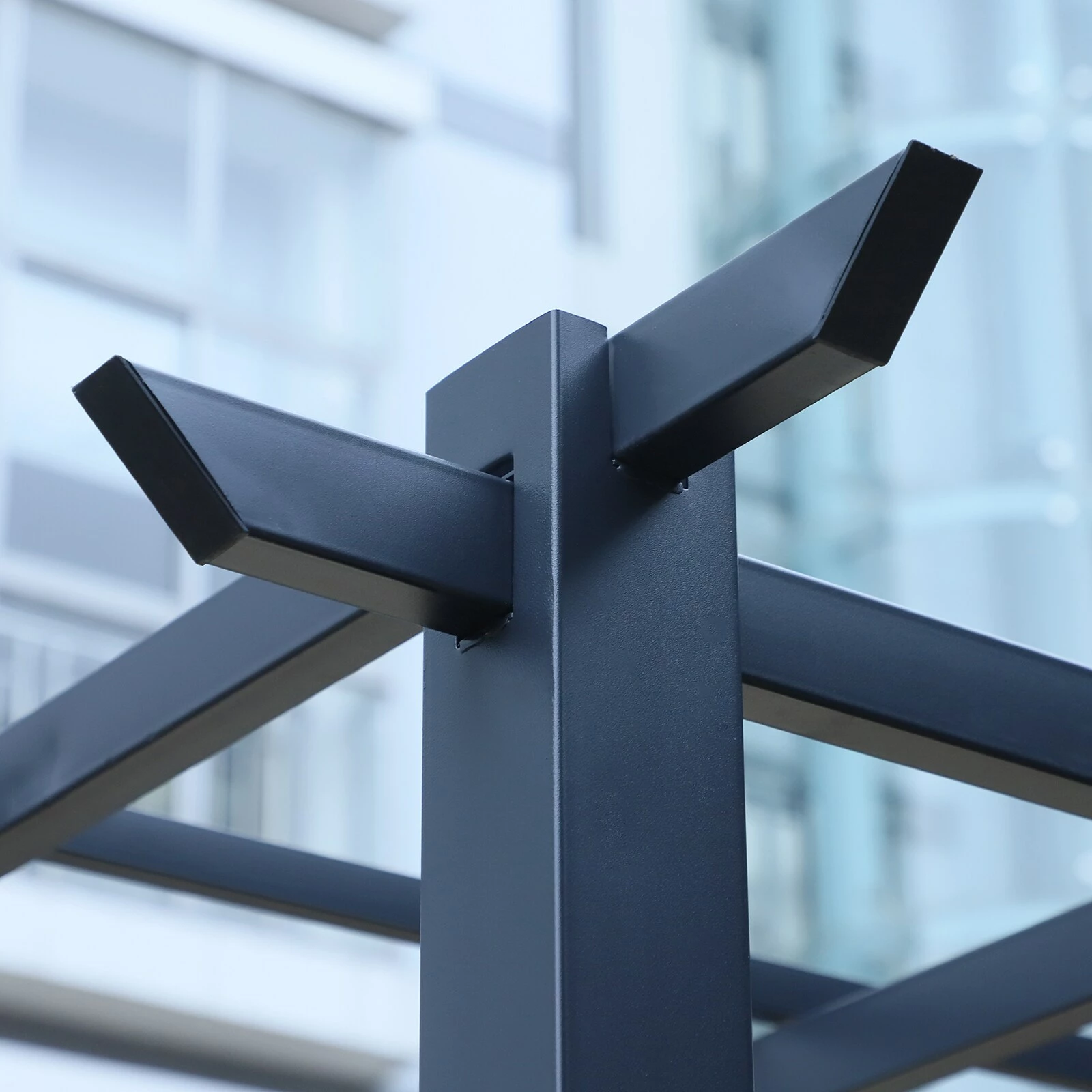 Outsunny Rosenpavillon Schwarz 300 X 300 X 230 Cm (LxBxH) | Pflanzbogen Rosenbogen Rankhilfe Pflanzgitter 6 Outsunny Rosenpavillon Schwarz 300 X 300 X 230 Cm (LxBxH) | Pflanzbogen Rosenbogen Rankhilfe Pflanzgitter – Bild 6