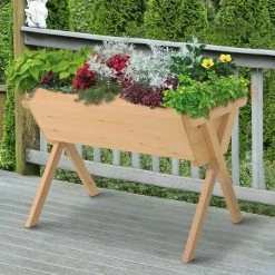 Outsunny Hochbeet Mit Vliesstofftuch Natur 100 X 70 X 80 Cm (LxBxH) | Kräuterbeet Pflanzkasten Für Kräuter Blumenkasten 9 Outsunny Hochbeet Mit Vliesstofftuch Natur 100 X 70 X 80 Cm (LxBxH) | Kräuterbeet Pflanzkasten Für Kräuter Blumenkasten -Zipper Geschäft 8600336600 845 288 prod 004