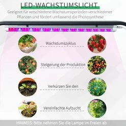 Outsunny Hochbeet Mit LED-Licht Und Rädern Dunkelgrau 90 X 51 X 100 Cm (BxTxH) | Kräuterbeet Pflanzkasten Blumenkasten Pflanzenkübel -Zipper Geschäft 8600336600 845 395 prod 006
