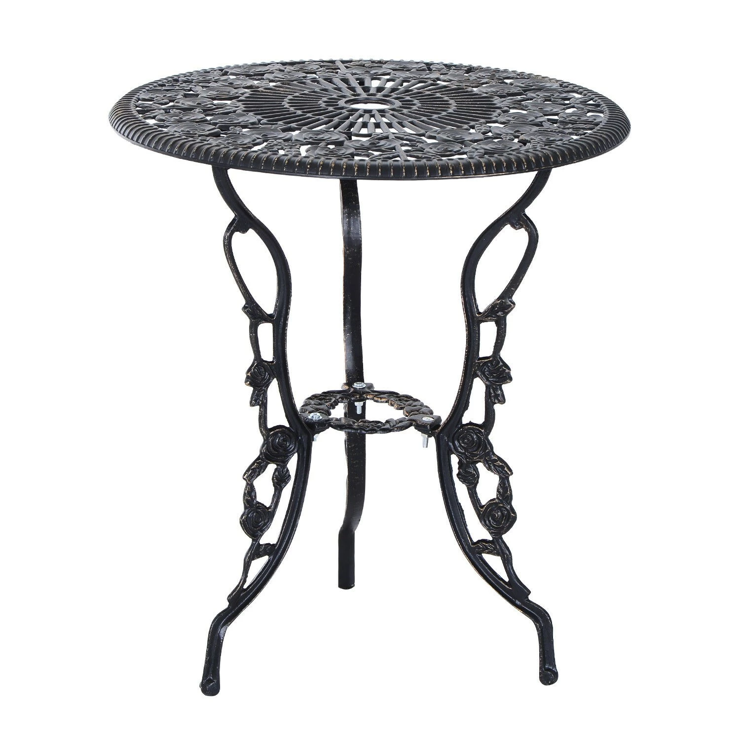 Outsunny Gartenmöbel Als 3-teiliges Set Schwarz | Gartenset Sitzgruppe Balkonset Balkongarnitur 6 Outsunny Gartenmöbel Als 3-teiliges Set Schwarz | Gartenset Sitzgruppe Balkonset Balkongarnitur – Bild 6