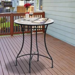 Outsunny Runder Mosaiktisch Orange, Weiß, Schwarz 60 X 71 Cm (ØxH) | Gartentisch Balkontisch Beistelltisch Seviertisch 9 Outsunny Runder Mosaiktisch Orange, Weiß, Schwarz 60 X 71 Cm (ØxH) | Gartentisch Balkontisch Beistelltisch Seviertisch -Zipper Geschäft 8600336600 84B 254 prod 004