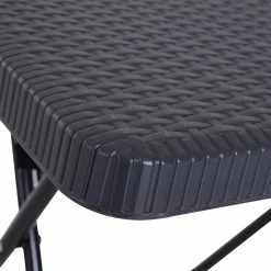 Outsunny Klapptisch In Rattan-Optik 60 X 60 X 74 Cm (LxBxH) | Gartentisch Balkontisch Beistelltisch Campingtisch 11 Outsunny Klapptisch In Rattan-Optik 60 X 60 X 74 Cm (LxBxH) | Gartentisch Balkontisch Beistelltisch Campingtisch -Zipper Geschäft 8600336600 84B 314 prod 006