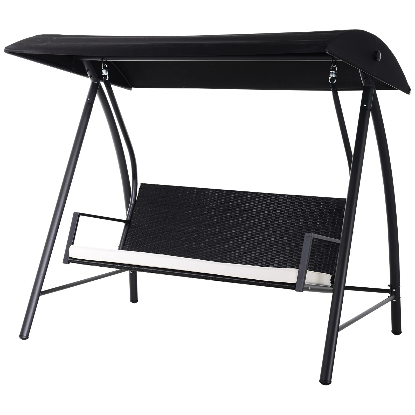 Outsunny Rattan Gartenschaukel 198 X 124 X 179 Cm (LxBxH) | Hollywoodschaukel Polyrattan Schaukel Gartenmöbel 1 Outsunny Rattan Gartenschaukel 198 X 124 X 179 Cm (LxBxH) | Hollywoodschaukel Polyrattan Schaukel Gartenmöbel