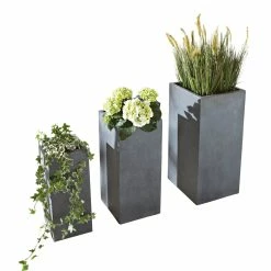 Trendfabrik Pflanztopf-Set "Galileo", 3-tlg. Galileo Grau