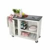 Trendfabrik Gartenregal "Rollwagen" Rollwagen Weiß/Anthrazit