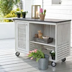 Trendfabrik Gartenregal "Rollwagen" Rollwagen Weiß/Anthrazit 7 Trendfabrik Gartenregal "Rollwagen" Rollwagen Weiß/Anthrazit -Zipper Geschäft 8600342900 884881 prod 003