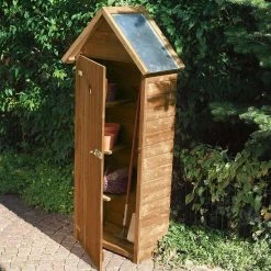 Trendfabrik Gerätehaus Gartenschrank, Holz, Braun Ca. B80 X T44 X H180 Cm Waldo Braun 7 Trendfabrik Gerätehaus Gartenschrank, Holz, Braun Ca. B80 X T44 X H180 Cm Waldo Braun -Zipper Geschäft 8600342900 888354 prod 004