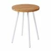 Trendfabrik Outdoor-Beistelltisch Max Natur/Weiß Klein