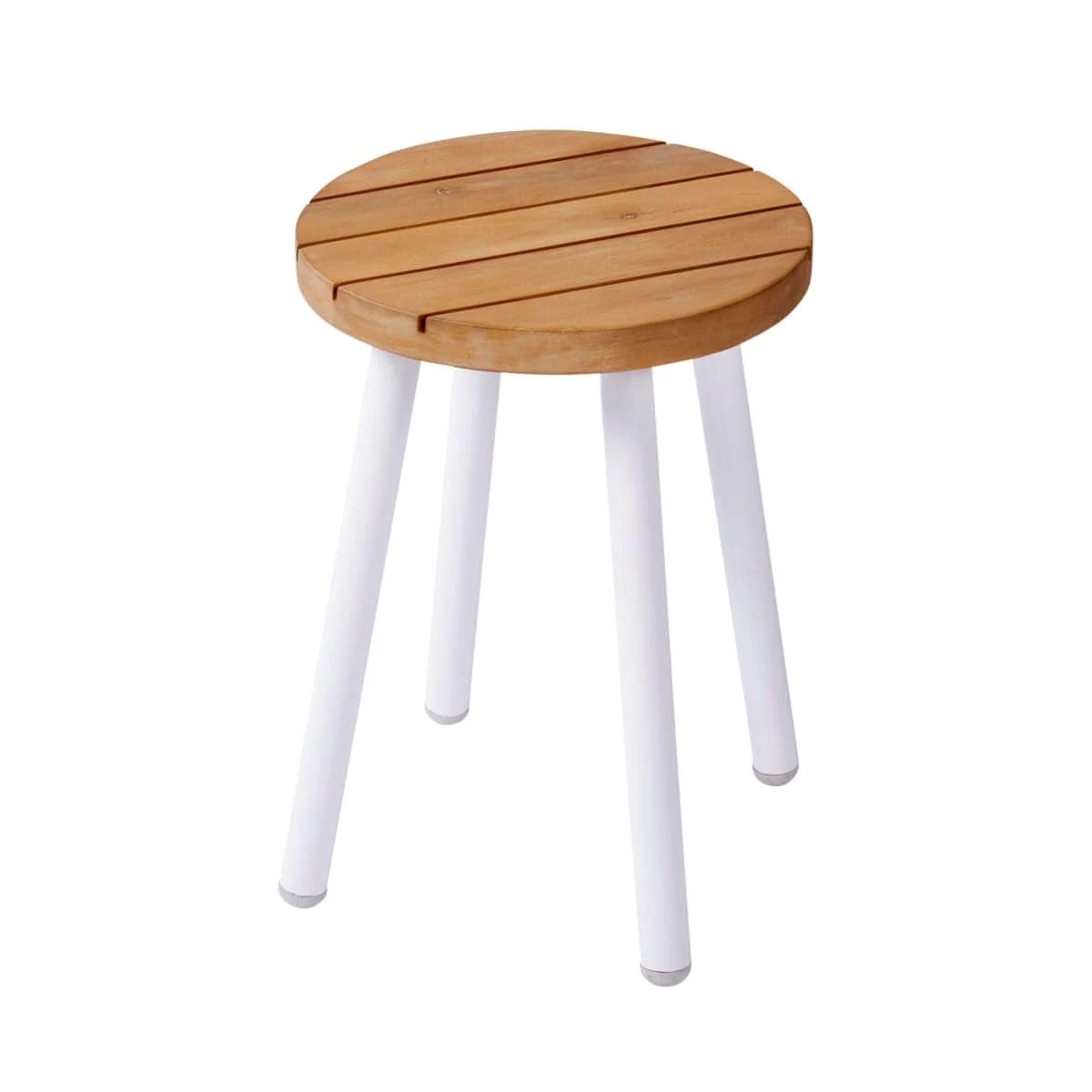 Trendfabrik Outdoor-Beistelltisch Max Natur/Weiß Klein 2 Trendfabrik Outdoor-Beistelltisch Max Natur/Weiß Klein – Bild 2