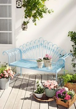 Trendfabrik Gartenbank Marseille Blau -Zipper Geschäft 8600342900 9355356 prod 003