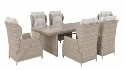 Trendfabrik Outdoor-Möbel-Set, 7-tlg. Ibiza Sand