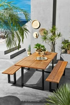 Trendfabrik Outdoor-Tisch Brixen Natur/Schwarz 9 Trendfabrik Outdoor-Tisch Brixen Natur/Schwarz -Zipper Geschäft 8600342900 9362494 prod 005