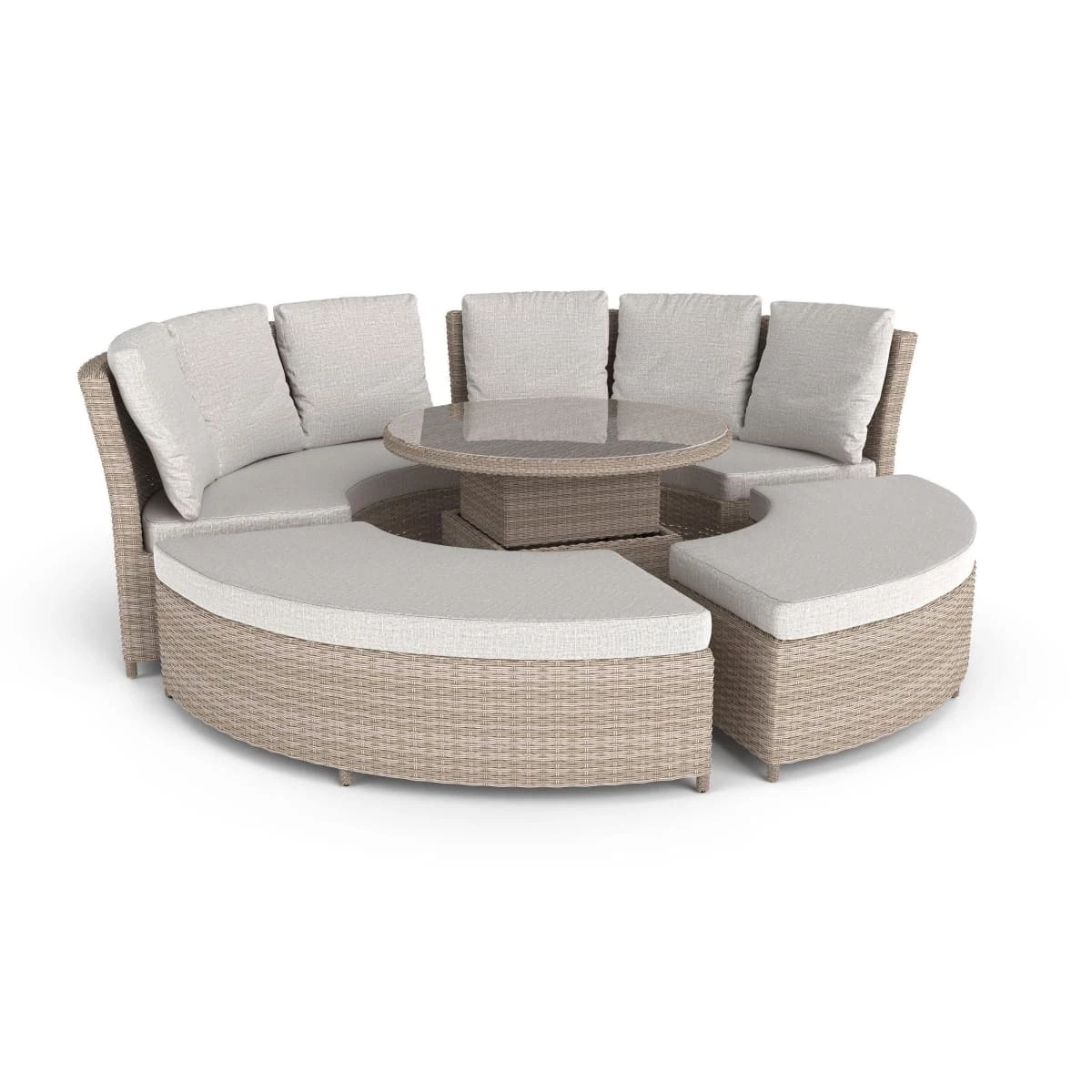 Trendfabrik Outdoor-Sonneninsel, 5-tlg. Daydream Sand 2 Trendfabrik Outdoor-Sonneninsel, 5-tlg. Daydream Sand – Bild 2