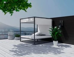 Trendfabrik Outdoor-Doppelliege M. Sonnendach Tana Anthrazit 6 Trendfabrik Outdoor-Doppelliege M. Sonnendach Tana Anthrazit -Zipper Geschäft 8600342900 9404829 prod 003