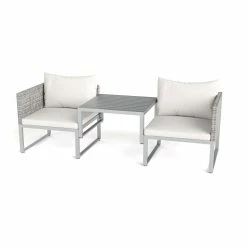 Trendfabrik Outdoor-Lounge-Set Ponza Hellgrau