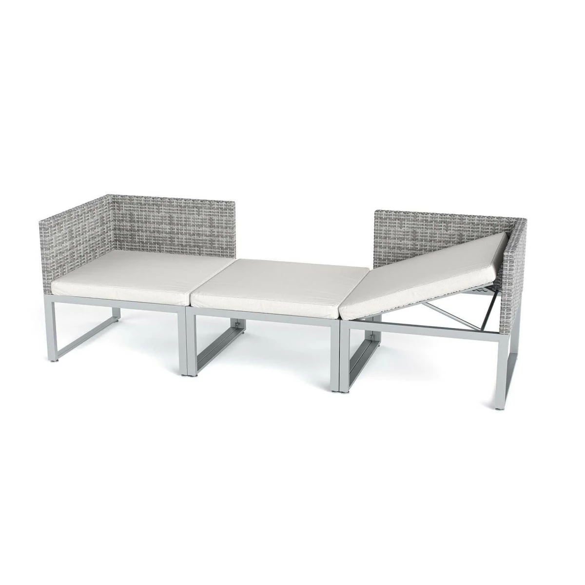 Trendfabrik Outdoor-Lounge-Set Ponza Hellgrau 3 Trendfabrik Outdoor-Lounge-Set Ponza Hellgrau – Bild 3