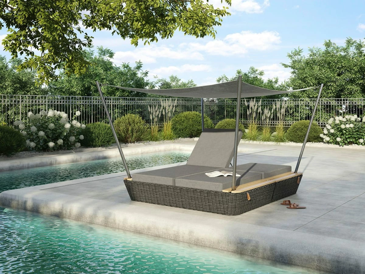 Trendfabrik Outdoor-Lounge Islo Grau 5 Trendfabrik Outdoor-Lounge Islo Grau – Bild 5