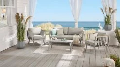 Trendfabrik Outdoor-Möbel-Set, 4-tlg. Campli Beige/Grau -Zipper Geschäft 8600342900 9420859 prod 004