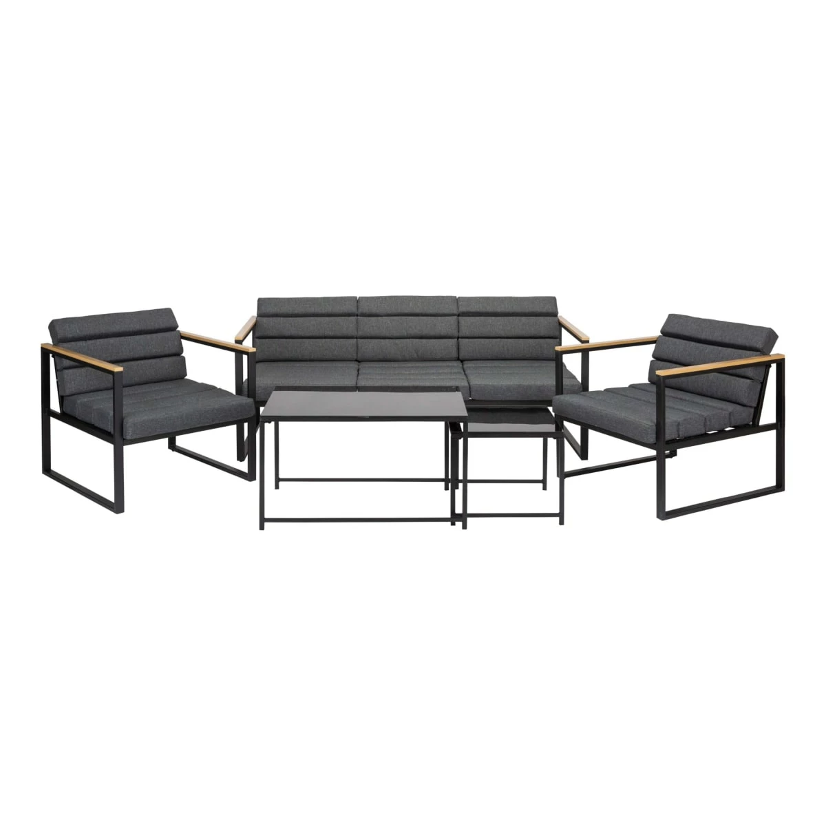 Trendfabrik Outdoor-Lounge-Set, 5-tlg. Space 2 Anthrazit 1 Trendfabrik Outdoor-Lounge-Set, 5-tlg. Space 2 Anthrazit