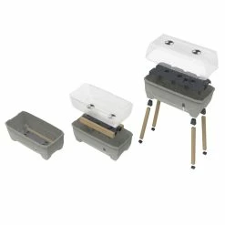 Trendfabrik Pflanzgefäß Sammy Salad Hellgrau -Zipper Geschäft 8600342900 9425293 prod 002