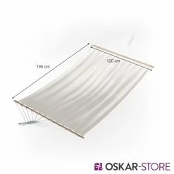 OSKAR Hängematte 190x120cm Stabhängematte Mehrpersonen-Matte Gartenliege-Weiß 8 OSKAR Hängematte 190x120cm Stabhängematte Mehrpersonen-Matte Gartenliege-Weiß -Zipper Geschäft 8600343700 31148 prod 003