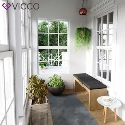 VICCO Bankauflage 100x40x5cm Bankpolster Gartenbank-Auflage Sitzpolster Auflage -Zipper Geschäft 8600343700 31938 prod 004