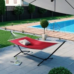 Oskar-Store Hängemattengestell Hängematte Mit Gestell 350cm Rot Metallgestell Sonnenliege 9 Oskar-Store Hängemattengestell Hängematte Mit Gestell 350cm Rot Metallgestell Sonnenliege -Zipper Geschäft 8600343700 34620 prod 004