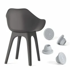 OK-Living Gartenstuhl Terrassenstuhl Balkonstuhl Ghibli Schwarz Schalensitz Set -Zipper Geschäft 8600343700 37256 prod 006