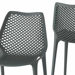 OK-Living Gartenstuhl Terrassenstuhl Balkonstuhl Einar Grau Sitzschale Sitzstuhl -Zipper Geschäft 8600343700 37381 prod 006