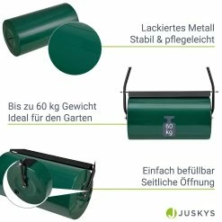 Juskys Garten Rasenwalze Fritz Aus Metall Befüllbar Mit 48L Wasser / Sand – Inkl. Schmutzabweiser 9 Juskys Garten Rasenwalze Fritz Aus Metall Befüllbar Mit 48L Wasser / Sand – Inkl. Schmutzabweiser -Zipper Geschäft 8600348200 51684837 prod 004